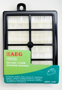 Oryginalny zmywalny filtr hepa H12 do odkurzacza Electrolux, AEG