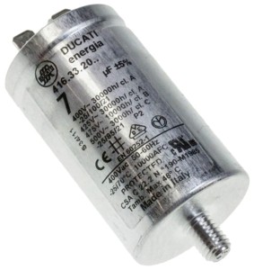 Kondensator rozruchowy 7,0UF 400V do pralki Gorenje