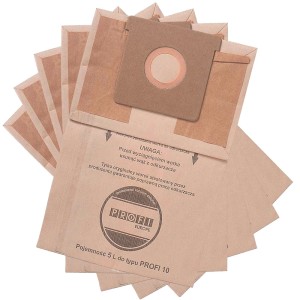 Worek, worki papierowe do odkurzacza Profi 10, P10 - 5 szt